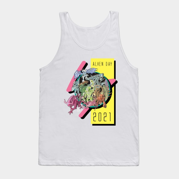 Alien Day 2021 Commemorative Shirt Tank Top by Perfect Organism Podcast & Shoulder of Orion Podcast